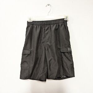 RIP CURL Black Board Shorts, Pockets, 100% Polyester, Mens Medium